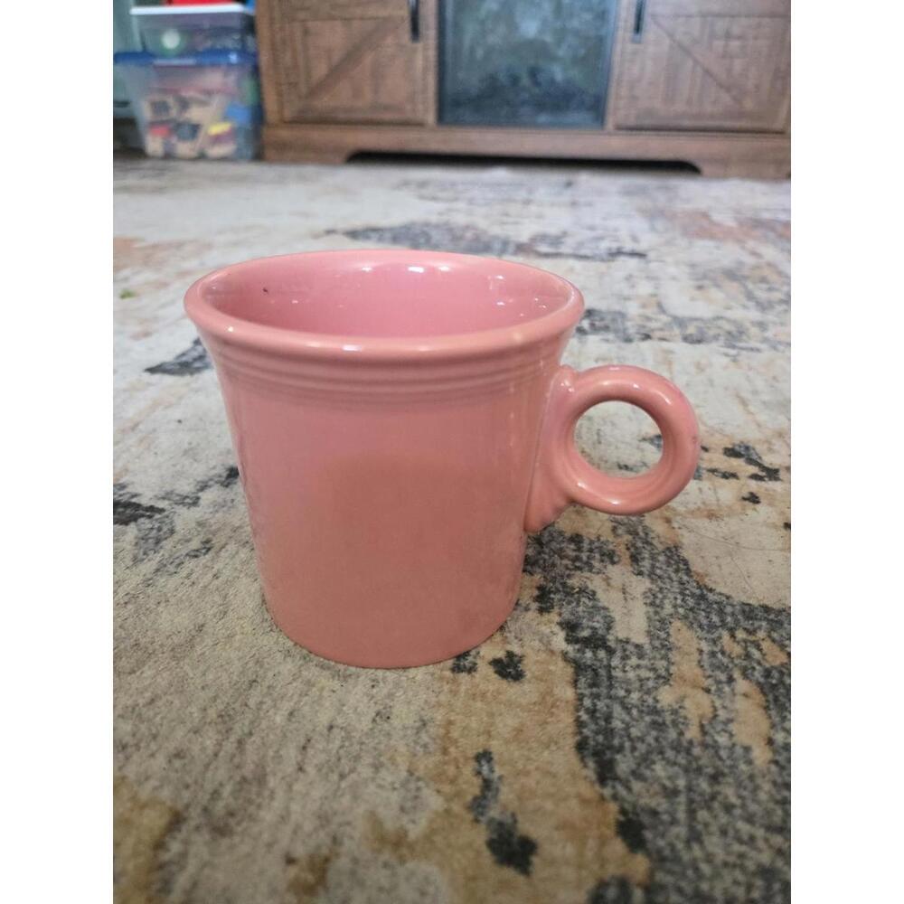 Homer Laughlin China Rose Pink Fiesta Mug
